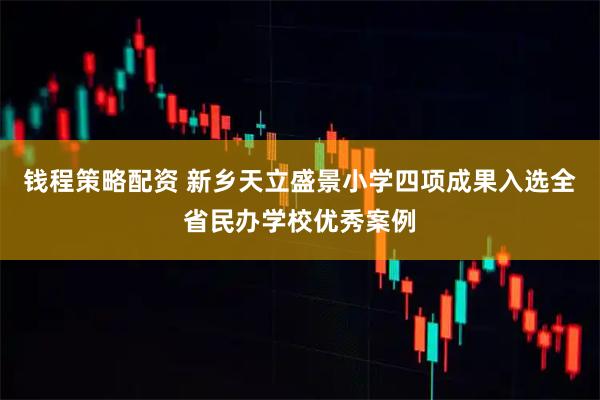 钱程策略配资 新乡天立盛景小学四项成果入选全省民办学校优秀案例